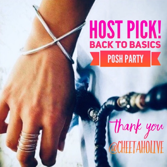 Stella & Dot Jewelry - :: ⚔️Stella & Dot Sculpted X Cuff Silver Bracelet